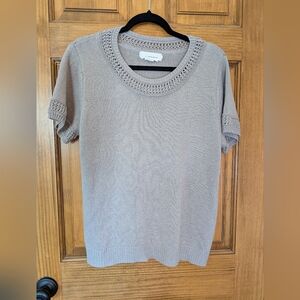 Anthropogie Short Sleeve Sweater